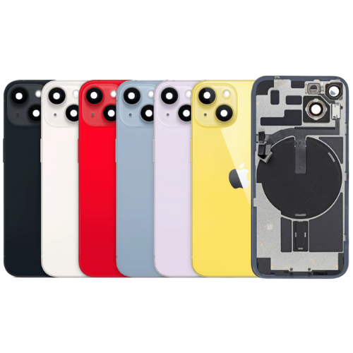 Load image into Gallery viewer, [Assembly With Flex] Apple iPhone 14 Plus - Back Rear Glass With Camera Lens &amp; Magsafe Wilress Charging Flex Metal Plate - Polar Tech Australia
