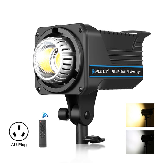 PULUZ 220V 120W Studio Video Light – Dual Colour Temperature with Built-in Cooling System & Remote Control