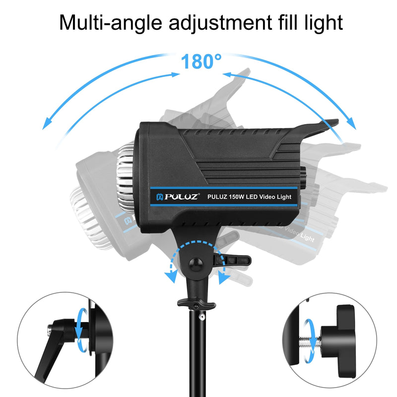 Load image into Gallery viewer, PULUZ 220V 120W Studio Video Light – Dual Colour Temperature with Built-in Cooling System &amp; Remote Control
