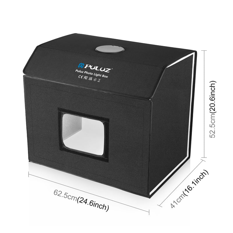 Load image into Gallery viewer, PULUZ Photo Studio Light Box – Portable 60 × 40cm Cuboid Photography Tent Kit with 4 Backdrops
