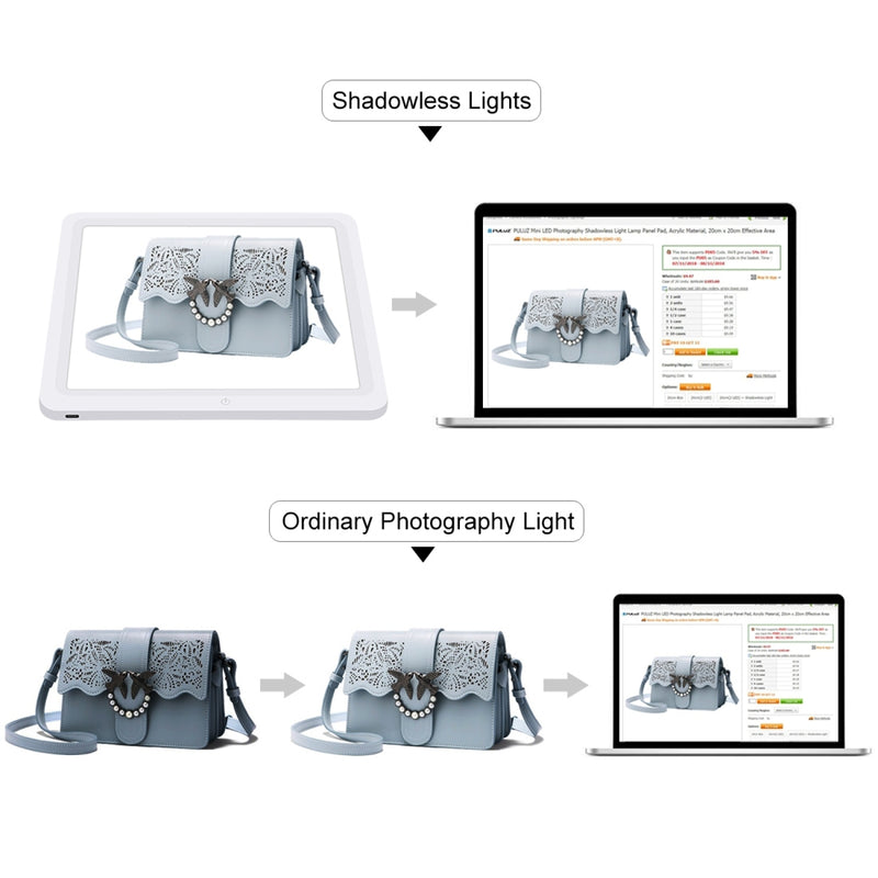 Load image into Gallery viewer, LED Shadowless Photography Light Panel – 20 x 20cm
