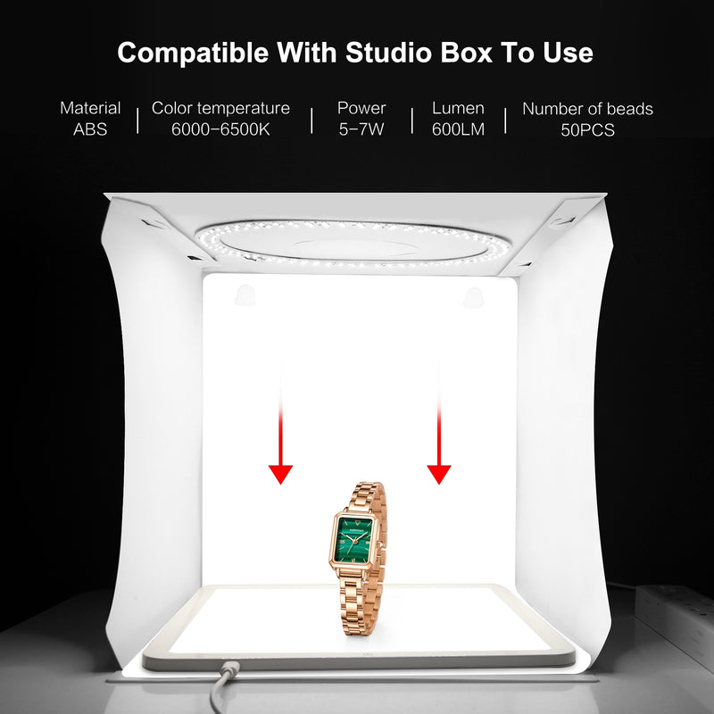 Load image into Gallery viewer, LED Shadowless Photography Light Panel – 20 x 20cm
