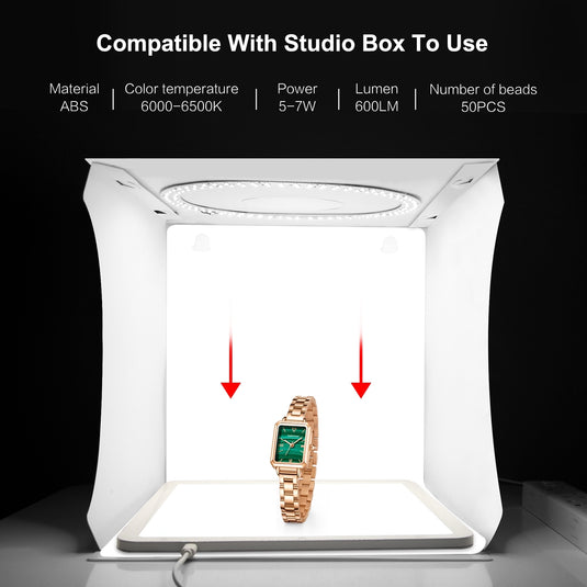 LED Shadowless Photography Light Panel – 20 x 20cm