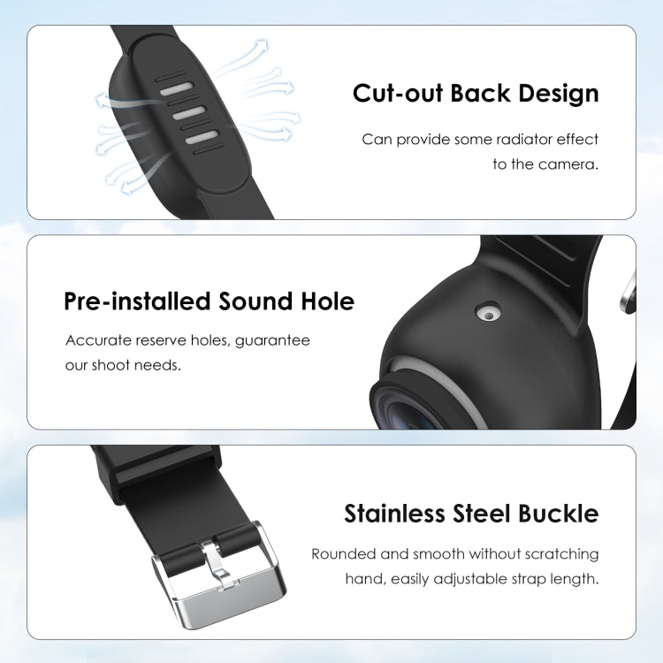 Chargez l&#39;image dans la visionneuse de la galerie, Insta360 GO 3 / GO 3S PULUZ Camera Silicone Case Wristband Bicycle Strap Extension Mount - Polar Tech Australia
