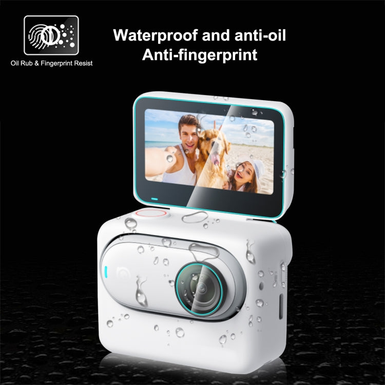 Load image into Gallery viewer, Insta360 GO 3 / GO 3S PULUZ 2 in 1 Screen and Lens Tempered Glass Film - Polar Tech Australia
