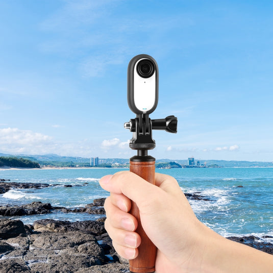 Insta360 GO 3 / GO 3S PULUZ Body Plastic Protective Frame Cage with Screw & Adapter (Black) - Polar Tech Australia