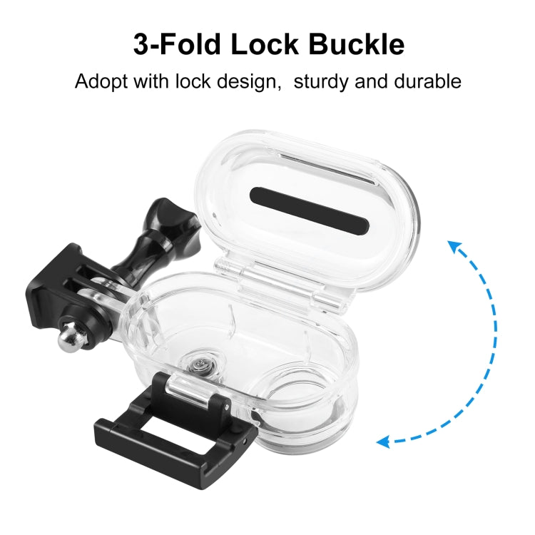 Load image into Gallery viewer, Insta360 GO 3 / GO 3S PULUZ 40m Underwater Waterproof Housing Case with Base Adapter &amp; Screw (Transparent) - Polar Tech Australia
