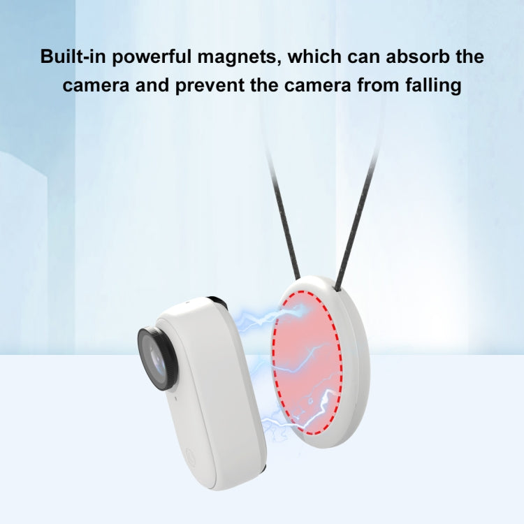Load image into Gallery viewer, Insta360 GO 3 / GO 3S PULUZ Magnetic Pendant Holder Quick Release Neck Strap - Polar Tech Australia
