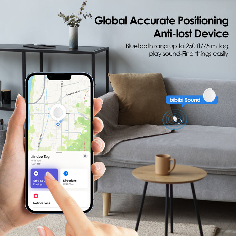 Cargue la imagen en el visor de la galería, [Siindoo]  AirTag Mini GPS Tracker Smart Tag Luggage Wallet Pet Key Finder - Polar Tech Australia
