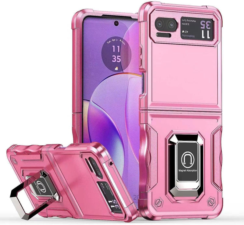Load image into Gallery viewer, [Built-in Kickstand] Motorola Moto Razr 40/Razr 2023 - Military Grade TPU+PC Shockproof Heavy Duty Case - Polar Tech Australia
