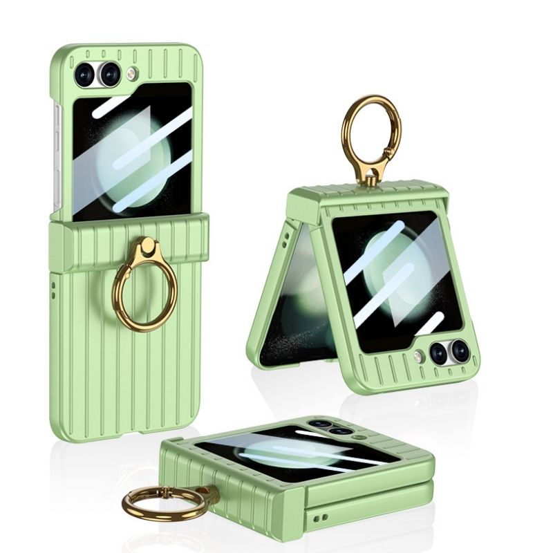 Cargue la imagen en el visor de la galería, Samsung Galaxy Flip 5 (SM-F731) - Suitcase Style Ring Holder Case - Polar Tech Australia
