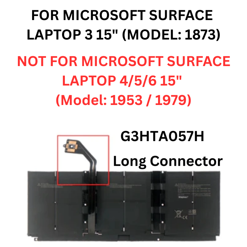 Load image into Gallery viewer, [G3HTA057H] Microsoft Surface Laptop 3/4/5/6 15&quot; - Replacement Battery

