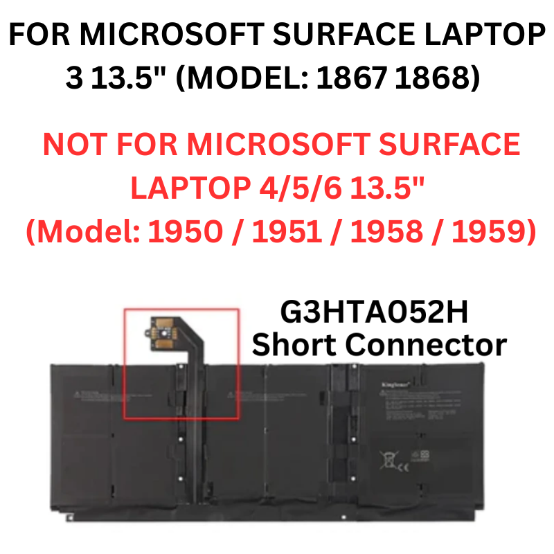Load image into Gallery viewer, [G3HTA052H] Microsoft Surface Laptop 3/4/5/6 13.5&quot; - Replacement Battery
