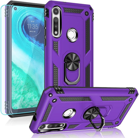 [Magnetic Ring Kickstand] Motorola Moto G Fast - Shield Shockproof Rugged Heavy Duty Case - Polar Tech Australia