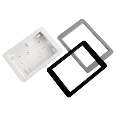 [RAKELFLUSH0A] RISCO Elegant Keypad Flush Mount Kit includes White and Black Surrounds - Polar Tech Australia