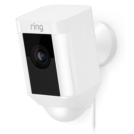 [RINGSCHWH] Ring Spotlight Cam White Hardwired 1080p Led Alrm - Polar Tech Australia