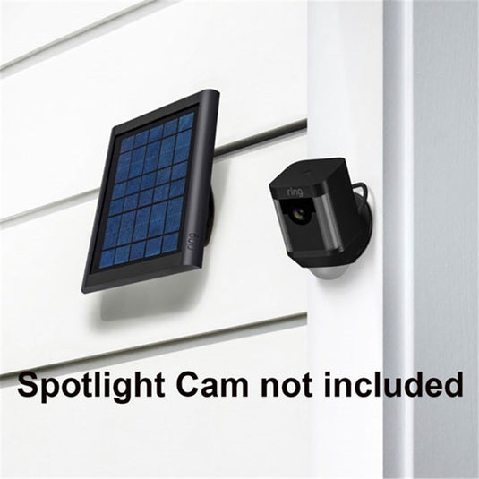 [RINGSCSPBK] Ring Solar Panel In Black Suit Spotlight Cam Battery - Polar Tech Australia