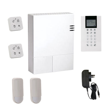 [RKWCP08A] RISCO WiComm Pro Alarm Kit with Wireless Panda Keypad 2x Piccolo Pet Friendly PIR Detectors and 2x Panda KeyFobs - Polar Tech Australia