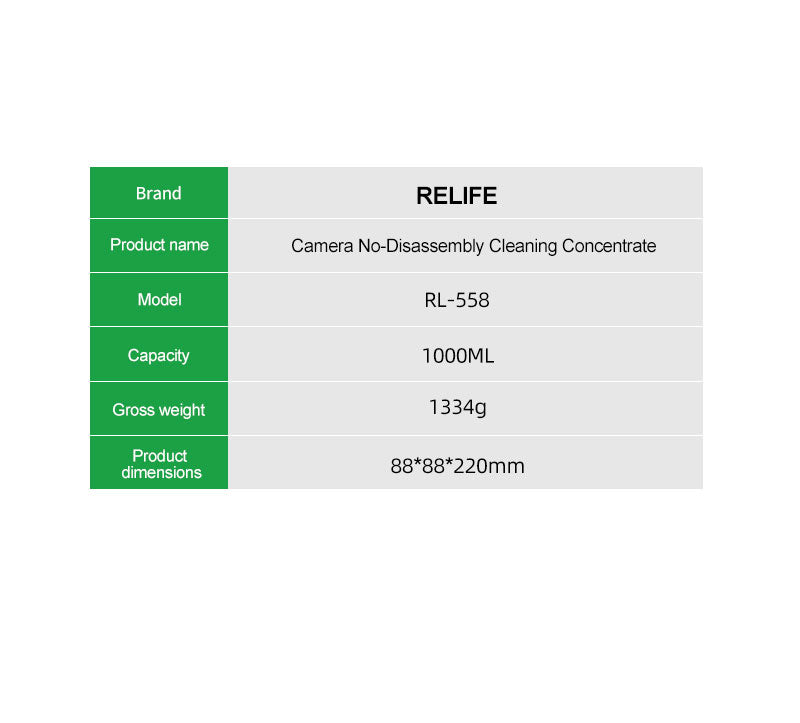Cargue la imagen en el visor de la galería, [RL-558] RELIFE – No-Dismantle Camera Cleaning Concentrate
