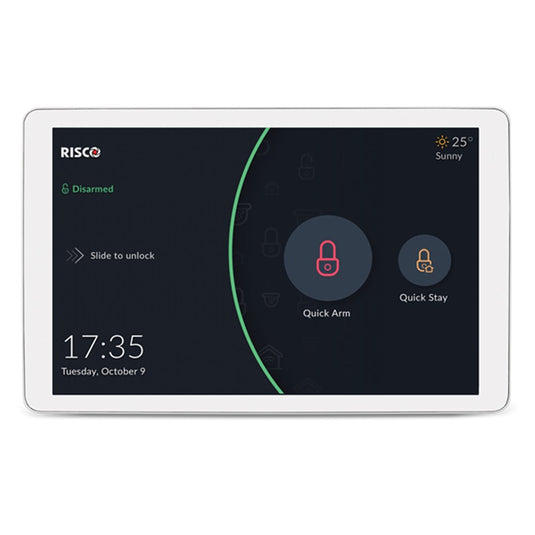 [RP432KPT000A] RISCO RisControl 8" Touchscreen Keypad Suits LightSYS+ and LightSYS2 - Polar Tech Australia