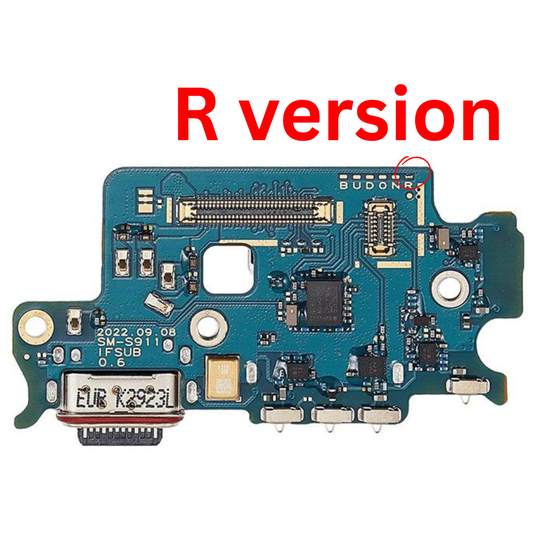 Samsung Galaxy S23 5G (SM-S911) Port de chargement, lecteur SIM et sous-carte micro
