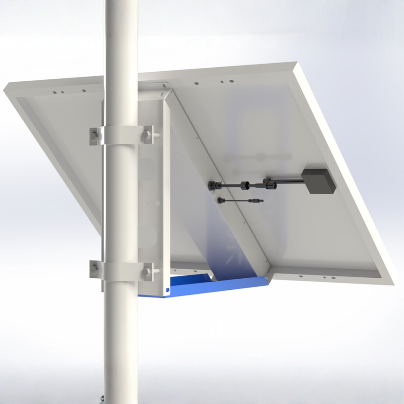 Chargez l&#39;image dans la visionneuse de la galerie, [Built-in 12V/120Ah Battery] Universal 200W Solar Panel Powered 12V Power Supply CCTV Camera Wifi Bridge
