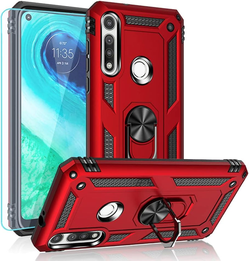 Load image into Gallery viewer, [Magnetic Ring Kickstand] Motorola Moto G Fast - Shield Shockproof Rugged Heavy Duty Case - Polar Tech Australia
