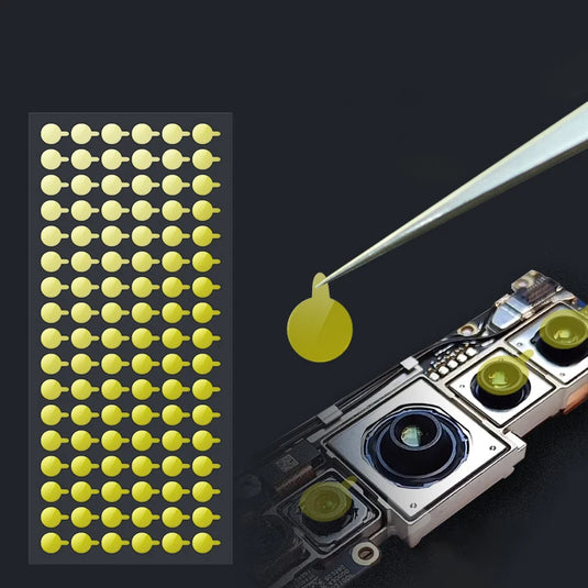 100PCS/lot Protective Sticker High Temperature Infrared Dot Matrix Camera for Iphone 6G-14Promax Camera Repair Tools