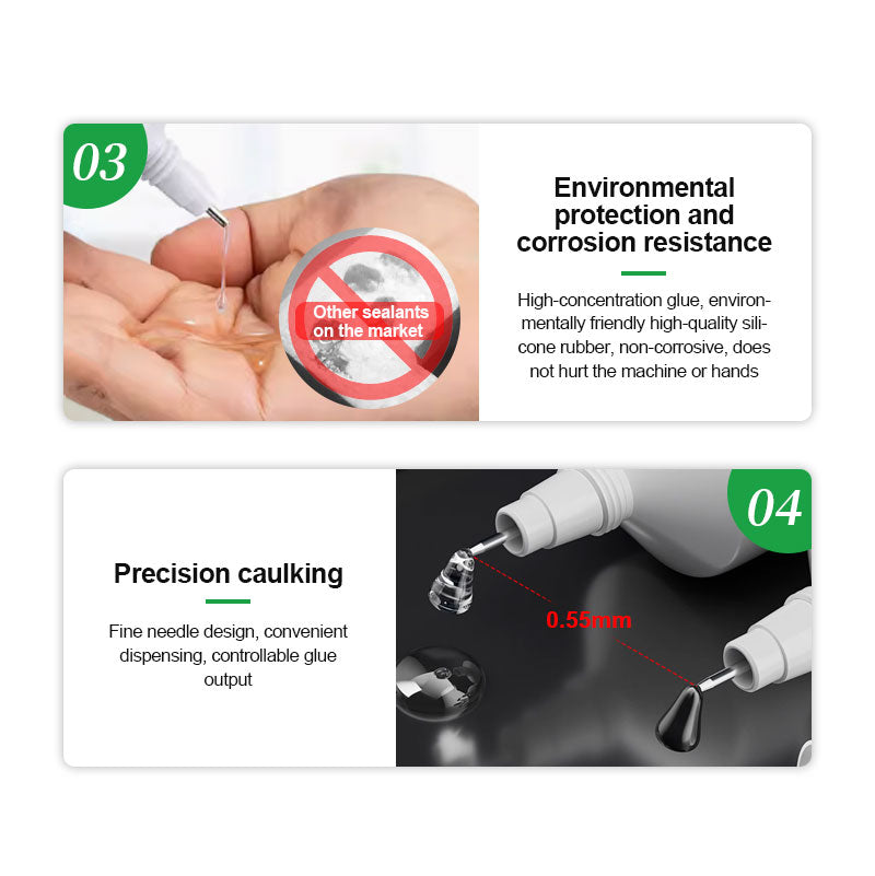 Load image into Gallery viewer, [RL-035C] [Black] RELIFE Mobile Phone Frame Caulking Glue For Elastic Bonding Cracked Back Housing Screen Light Leakage Repair Adhesive
