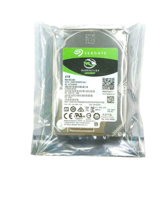 Seagate Barracuda 4tb Hard Disk 5400rpm 6GB/S 128MB Thick SATA 2.5' Hard Drive (ST4000LM024) SSD/HDD