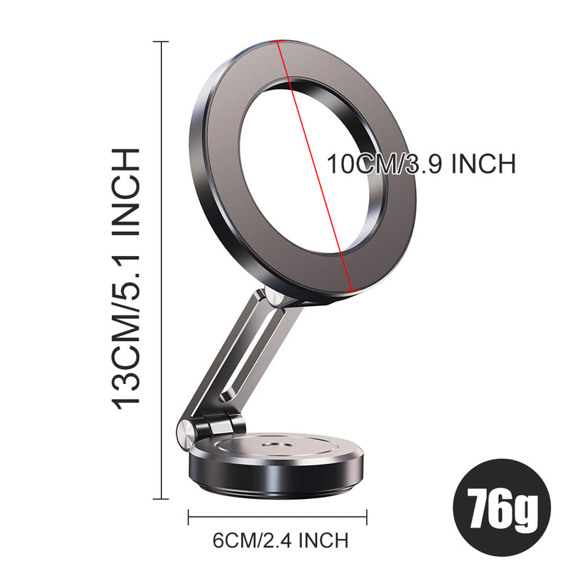 Cargue la imagen en el visor de la galería, Hands Free Car Holder 360° Rotation Adjustable for Car Dashboard Folding Strong Magnets - Polar Tech Australia
