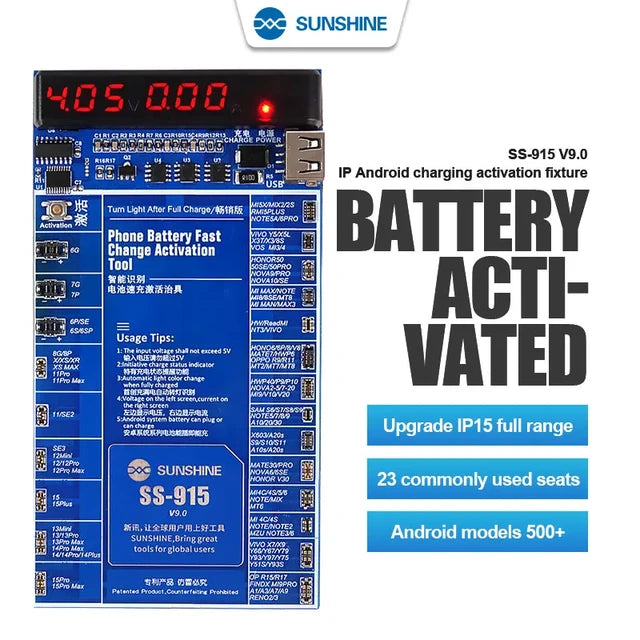 Chargez l&#39;image dans la visionneuse de la galerie, [SS-915] Sunshine iPhone Apple Watch Samsung OPPO Sony Smart Phone Battery Fast charging Activation Board - Polar Tech Australia
