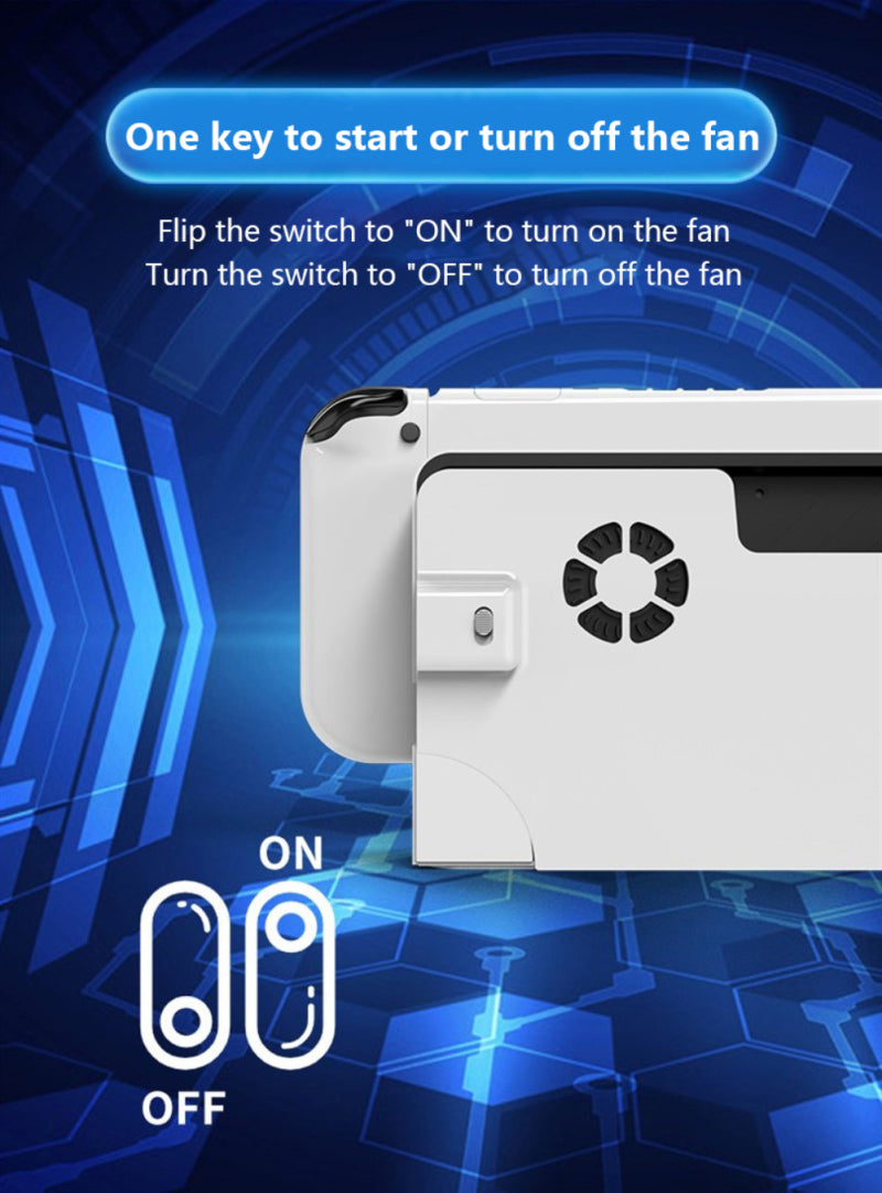 Cargue la imagen en el visor de la galería, Nintendo Switch OLED TV Dock Cooling Fan - Polar Tech Australia
