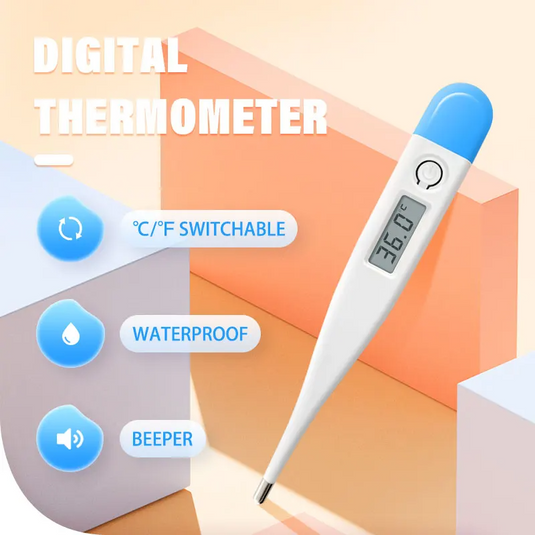 [Thermometer] Baby Thermometers Pulse Oximeter Finger Digital Thermometer Accurate Oral Armpit Temperature Reading Fever Alert Termometer - Polar Tech Australia