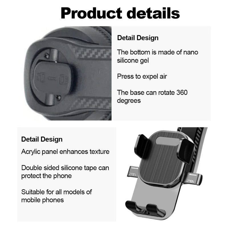 Load image into Gallery viewer, [RT-69B] Universal Dashboard Suction EASY LOCK Mobile Phone Holder
