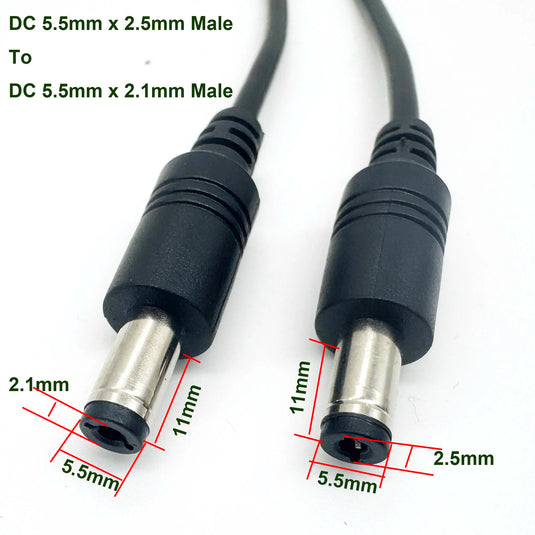 [12V-5A/60W][5.5x2.5 & 5.5x2.1] Universal Computer/Monitor/LED Strip/Light Module/Speaker/CCTV/Router/Camera Power Supply Adapter Wall Charger - Polar Tech Australia