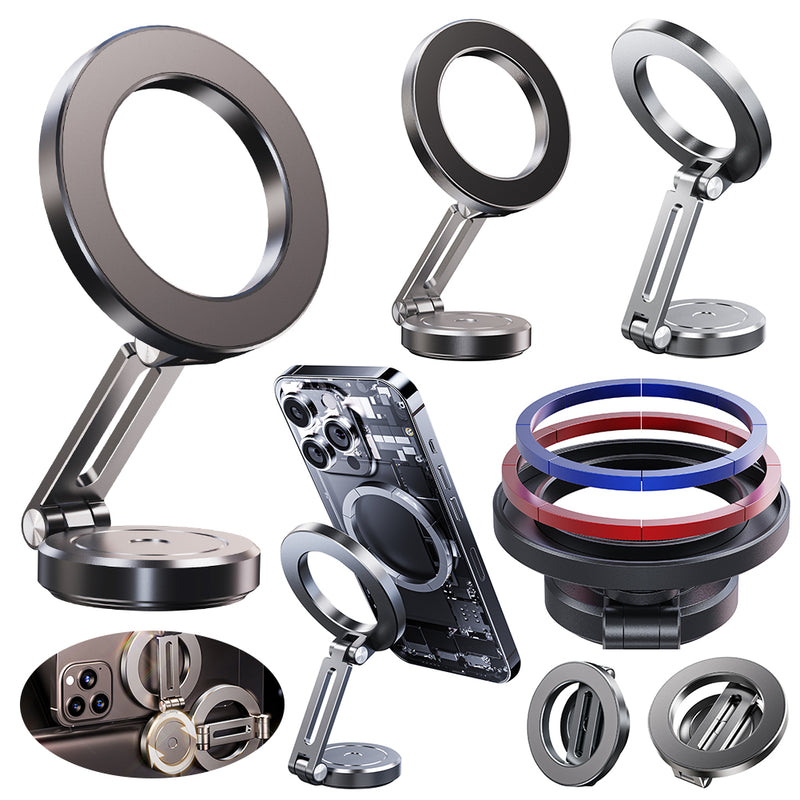 Cargue la imagen en el visor de la galería, Hands Free Car Holder 360° Rotation Adjustable for Car Dashboard Folding Strong Magnets - Polar Tech Australia
