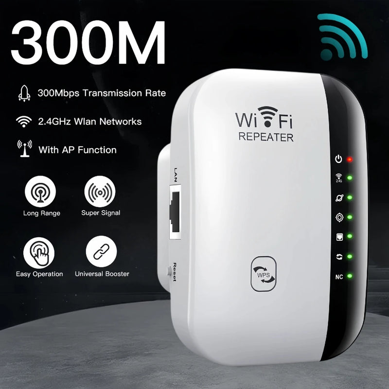 Cargue la imagen en el visor de la galería, WIFI Signal Amplifier Wifi Repeater Range Extender 300mbps Multifunction - Polar Tech Australia
