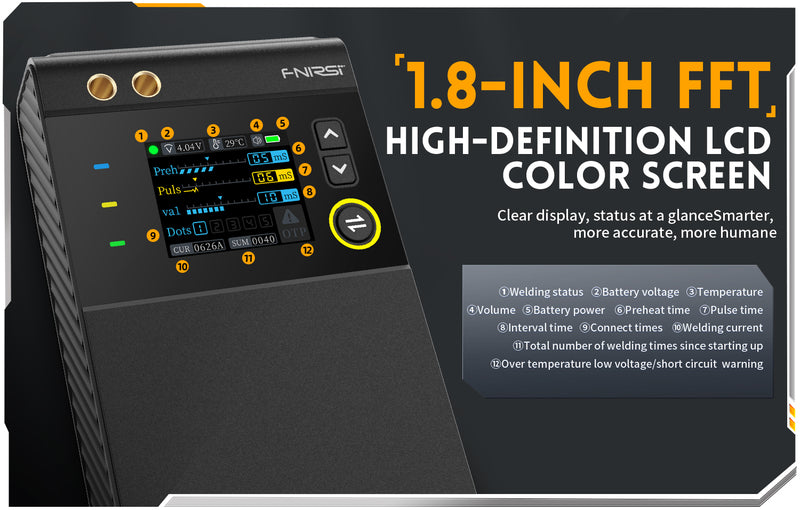 Chargez l&#39;image dans la visionneuse de la galerie, [SWM-10] FNIRSI Portable Battery Spot Welder DIY Mini Welding Machine 18650 Battery Pack Welding Tool 5000mah Weldable 0.25mm - Polar Tech Australia
