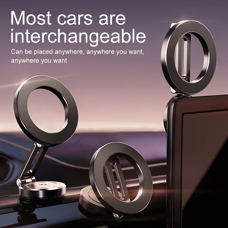 Cargue la imagen en el visor de la galería, Hands Free Car Holder 360° Rotation Adjustable for Car Dashboard Folding Strong Magnets - Polar Tech Australia
