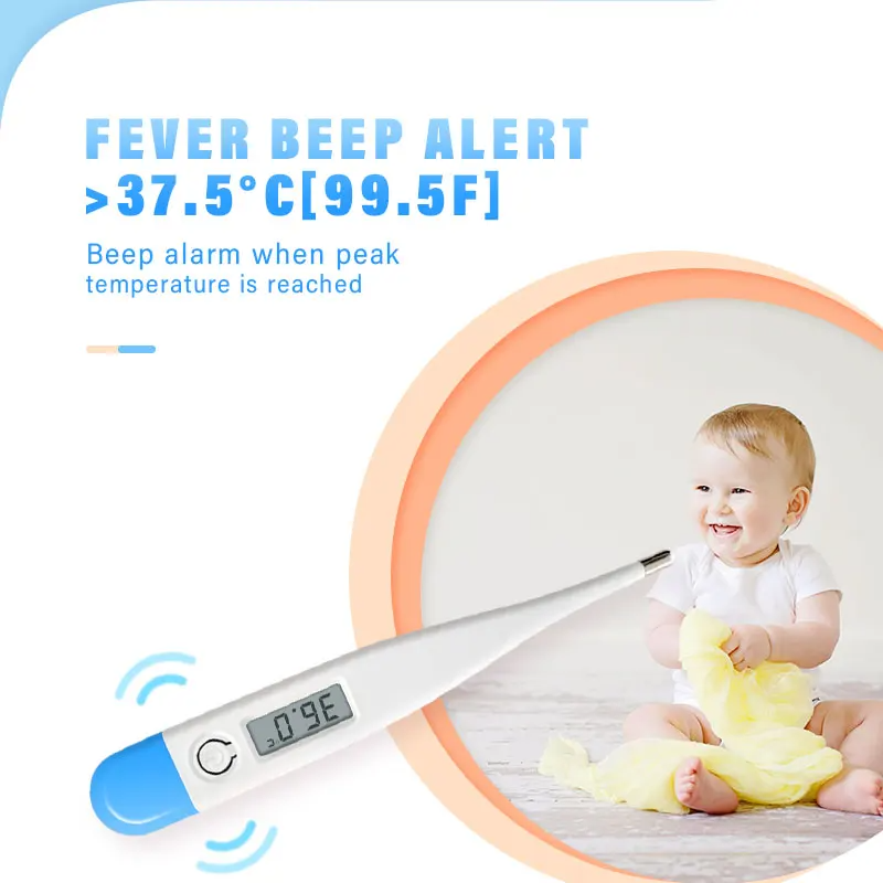 Cargue la imagen en el visor de la galería, [Thermometer] Baby Thermometers Pulse Oximeter Finger Digital Thermometer Accurate Oral Armpit Temperature Reading Fever Alert Termometer - Polar Tech Australia
