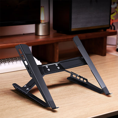 Laptop Stand Adjustable Laptop Holder Riser Carbon Steel Portable Notebook Stand - Polar Tech Australia
