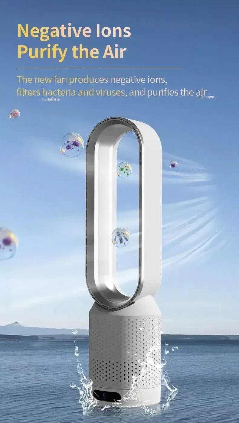 Load image into Gallery viewer, 20 inch Portable Heater &amp; Cooler Purifying Fan Heater Air Conditioner
