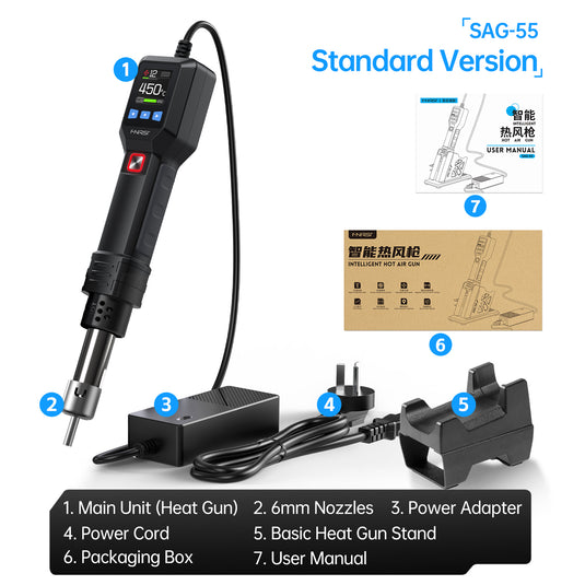 [SAG-55] FNIRSI Intelligent 550W Hot Air Gun