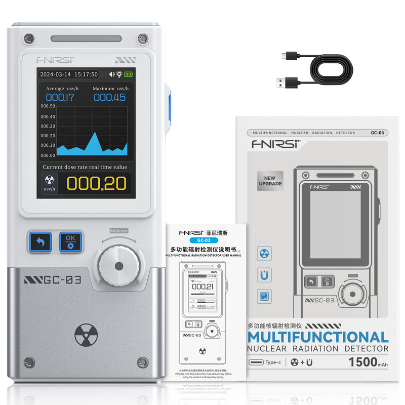 Chargez l&#39;image dans la visionneuse de la galerie, [GC-03] FNIRSI Multifunctional Radiation Detector

