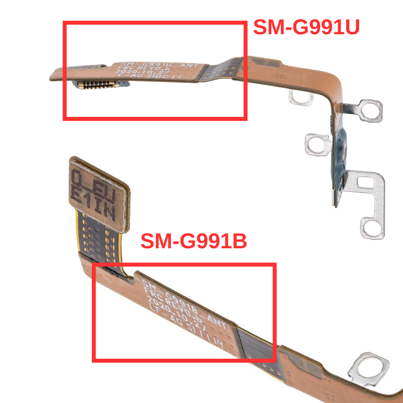 Cargue la imagen en el visor de la galería, [Upper right corner] Samsung Galaxy S21 5G (SM-G991B) - Signal Antenna Connector Flex Cable - Polar Tech Australia

