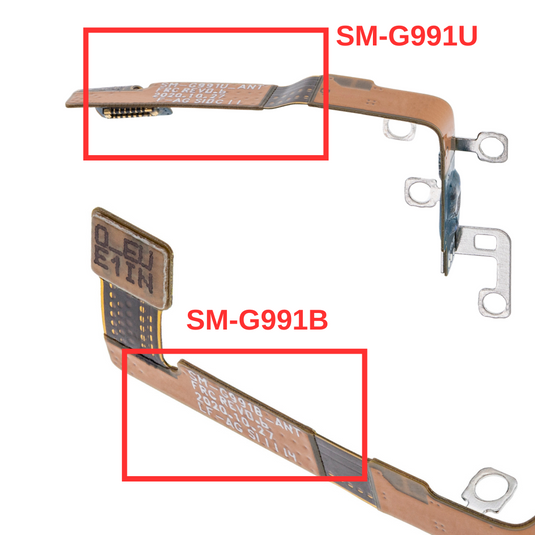 [Upper right corner] Samsung Galaxy S21 5G (SM-G991B) - Signal Antenna Connector Flex Cable - Polar Tech Australia