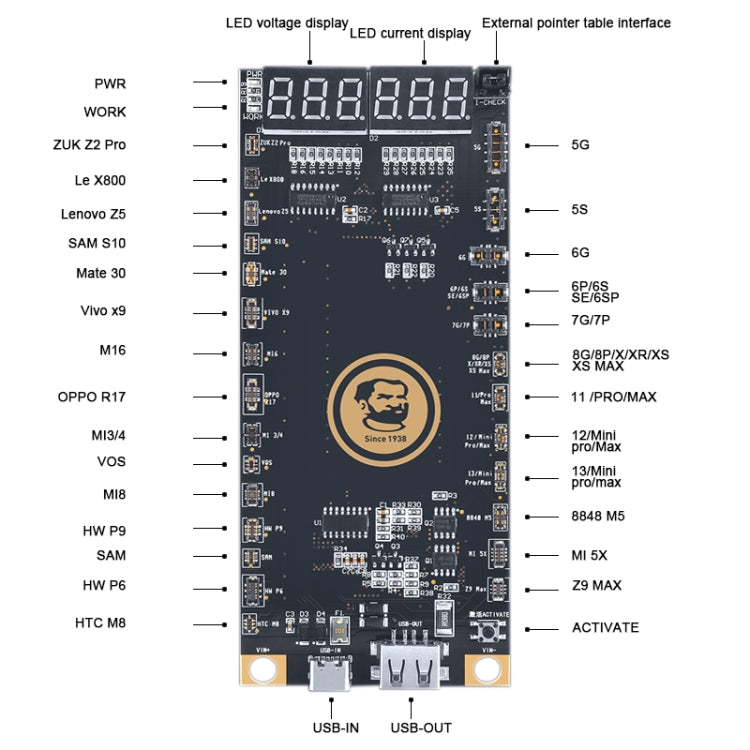 Load image into Gallery viewer, Mechanic BA27 Battery Activation Detection Board For iPhone 5-13 Pro Max / Android Phone - Polar Tech Australia
