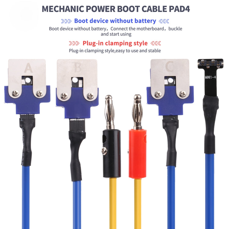 Chargez l&#39;image dans la visionneuse de la galerie, Mechanic PAD4 DC Power Supply Test Cable For iPad Series - Polar Tech Australia
