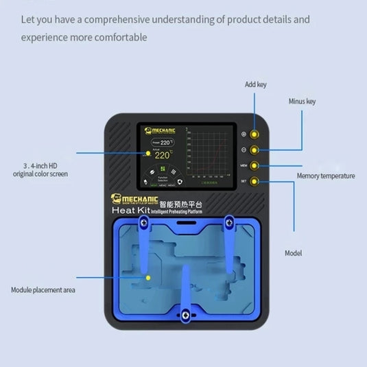 Mechanic Reflow Soldering Heating Platform - Polar Tech Australia